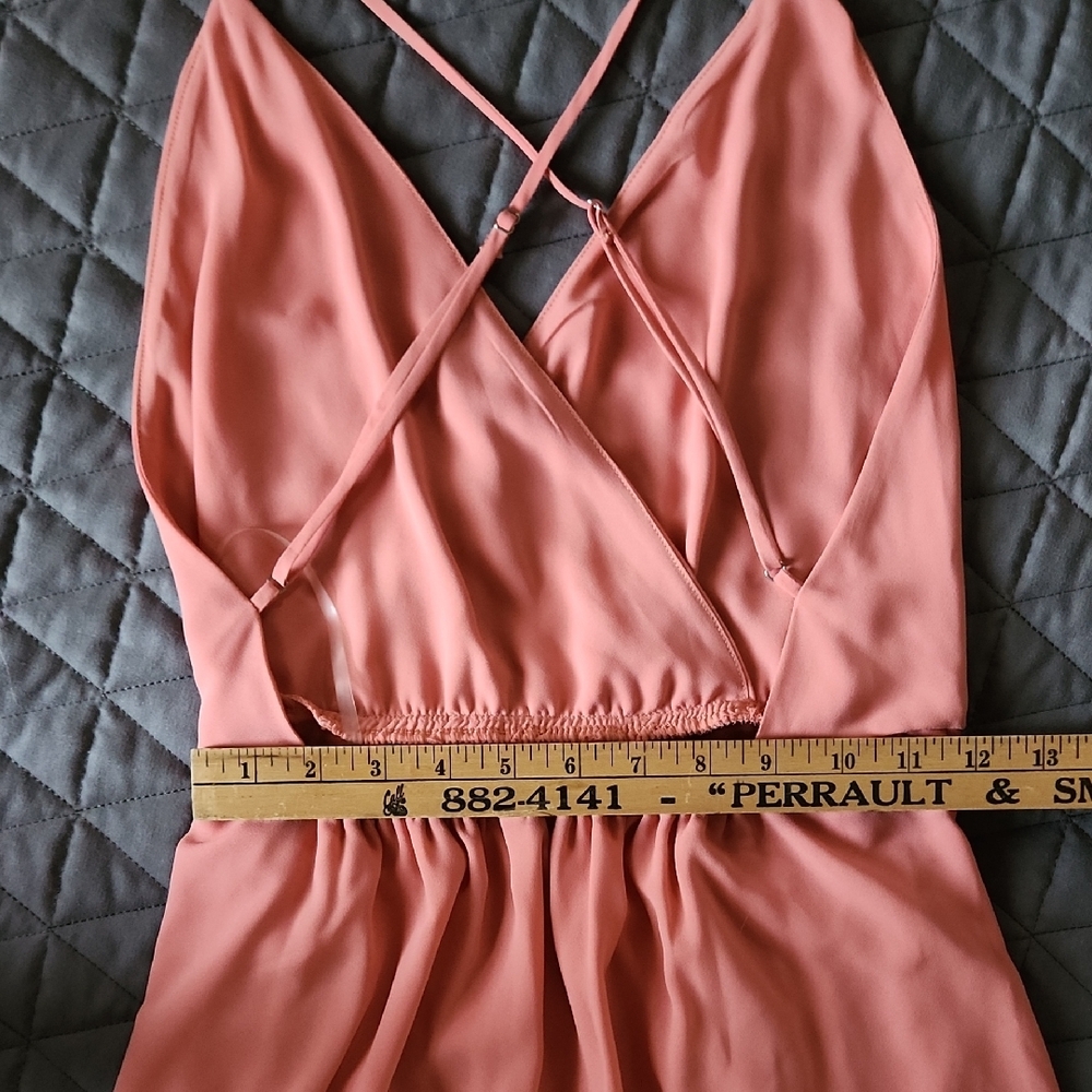 Lush Wrap Midi Dress-Size Small - Picture 4 of 10